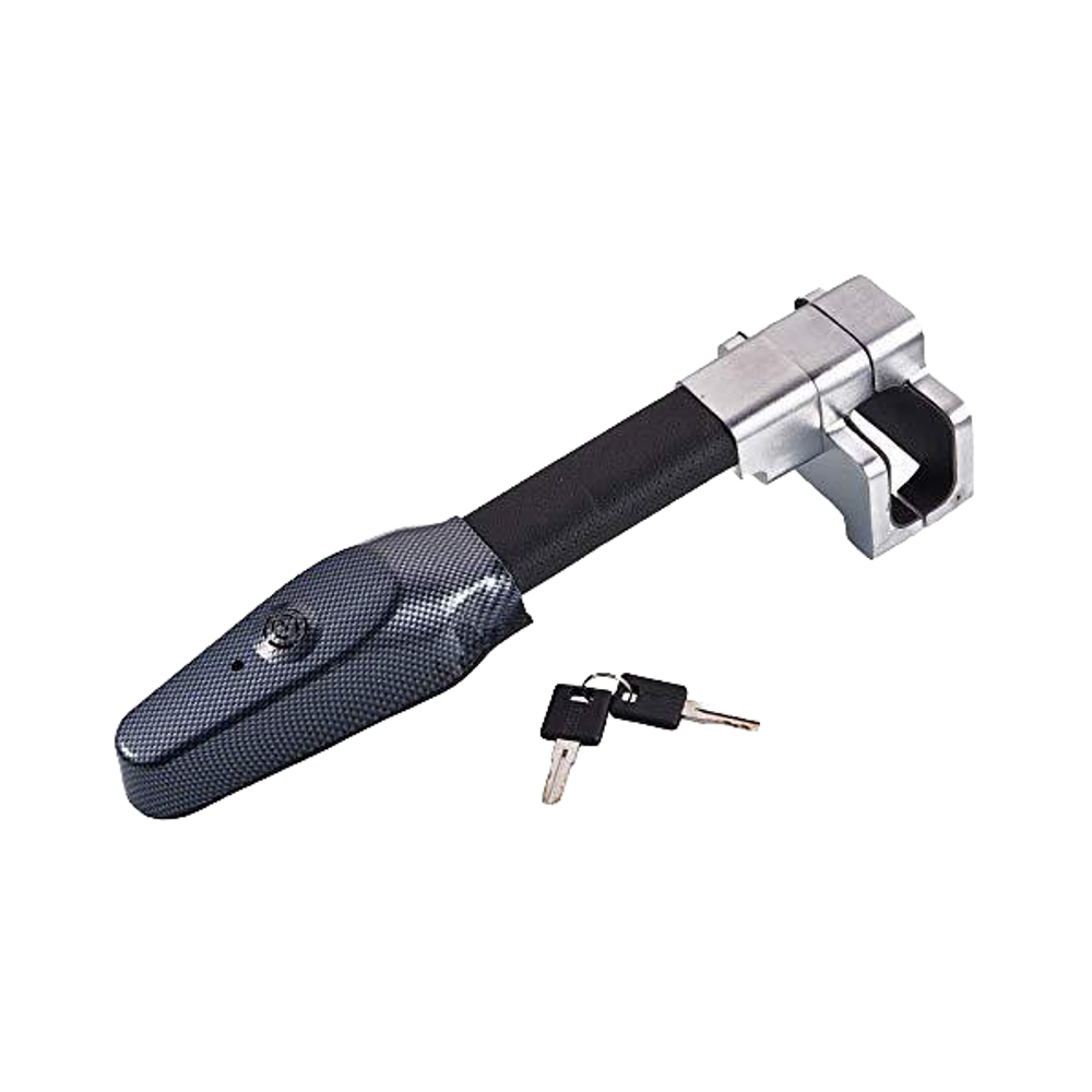 YH1690 Professio<i></i>nal Anti-Theft M<i></i>etal Car Security Lock | Universal T-Shape Adjustable Steering Wheel